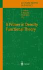 Image for A primer in sensity functional theory