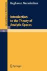 Image for Introduction to the Theory of Analytic Spaces