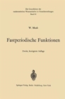 Image for Fastperiodische Funktionen