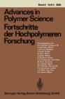 Image for Advances in Polymer Science / Fortschritte der Hochpolymeren Forschung