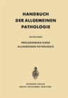 Image for Prolegomena einer allgemeinen Pathologie