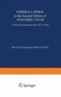 Image for Formula Index to the Second Edition of Volume I to III
