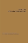 Image for Analyse non-archimedienne