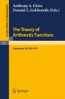 Image for The Theory of Arithmetic Functions : Proceedings of the Conference at Western Michigan University, April 29 - May 1, 1971