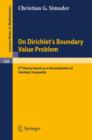 Image for On Dirichlet&#39;s Boundary Value Problem : LP-Theory based on a Generalization of Garding&#39;s Inequality