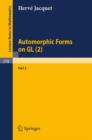 Image for Automorphic Forms on GL (2) : Part 2