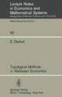 Image for Topological Methods in Walrasian Economics