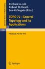 Image for TOPO 72 - General Topology and its Applications : Second Pittsburgh International Conference, December 18-22, 1972