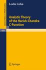 Image for Analytic Theory of the Harish-Chandra C-Function