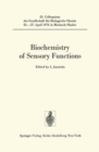 Image for Biochemistry of Sensory Functions
