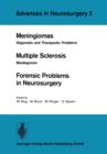 Image for Meningiomas. Multiple Sclerosis. Forensic Problems in Neurosurgery