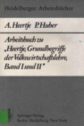 Image for Arbeitsbuch zu &quot;Heertje, Grundbegriffe der Volkswirtschaftslehre, Band I und II&quot;