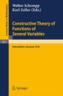 Image for Constructive Theory of Functions of Several Variables