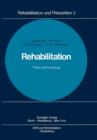 Image for Rehabilitation Praxis und Forschung