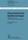 Image for Psychiatrische Epidemiologie