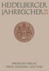 Image for Heidelberger Jahrbucher