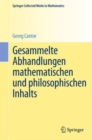 Image for Gesammelte Abhandlungen mathematischen und philosophischen Inhalts