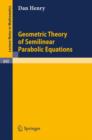 Image for Geometric Theory of Semilinear Parabolic Equations
