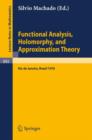 Image for Functional Analysis, Holomorphy, and Approximation Theory