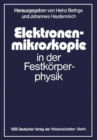 Image for Elektronenmikroskopie in der Festkorperphysik