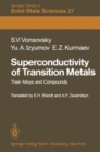 Image for Superconductivity of Transition Metals