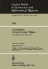 Image for Compilation of Input-Output Tables