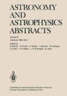 Image for Astronomy and Astrophysics Abstracts : Part 1