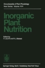 Image for Inorganic Plant Nutrition : Inorganic Plant Nutrition