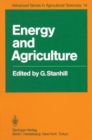 Image for Energy and Agriculture : Meeting : Papers