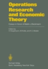 Image for Operations Research and Economic Theory