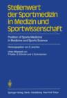 Image for Stellenwert der Sportmedizin in Medizin und Sportwissenschaft/Position of Sports Medicine in Medicine and Sports Science
