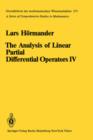 Image for The Analysis of Linear Partial Differential Operators IV