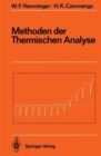 Image for Methoden der Thermischen Analyse