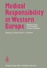 Image for Medical Responsibility in Western Europe : Research Study of the European Science Foundation