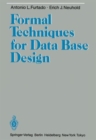 Image for Formal Techniques for Data Base Design