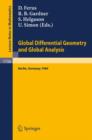 Image for Global Differential Geometry and Global Analysis 1984 : Proceedings of a Conference Held in Berlin, June 10-14, 1984
