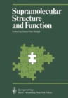Image for Supramolecular Structure and Function : International School on Biophysics : Papers
