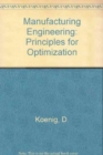 Image for Manufacturing Engineering