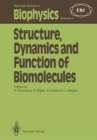 Image for Structure, Dynamics and Function of Biomolecules