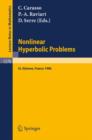 Image for Nonlinear Hyperbolic Problems : Proceedings of an Advanced Research Workshop held in St. Etienne, France, January 13-17, 1986