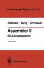 Image for Assembler II : Ein Lernprogramm