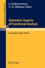 Image for Geometric Aspects of Functional Analysis