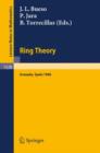 Image for Ring Theory : Proceedings of a Conference held in Granada, Spain, September 1-6, 1986