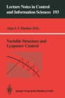 Image for Variable Structure and Lyapunov Control