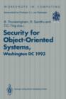 Image for Security for Object-Oriented Systems