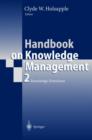 Image for Handbook on knowledge management2: Knowledge directions