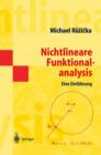 Image for Nichtlineare Funktionalanalysis