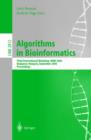 Image for Algorithms in Bioinformatics : Third International Workshop, WABI 2003, Budapest, Hungary, September 15-20, 2003, Proceedings