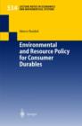 Image for Environmental and Resource Policy for Consumer Durables