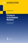 Image for Pricing in (In)Complete Markets : Structural Analysis and Applications